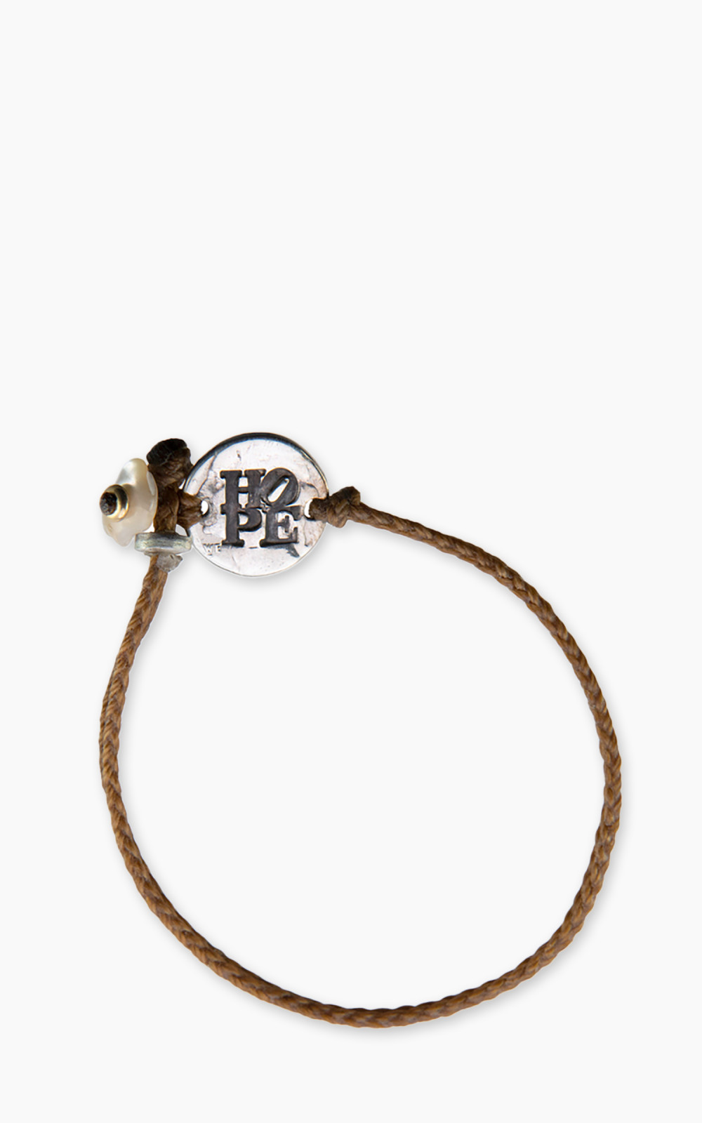 North Works D-815 Bracelet Waxed Silver Coin | Cultizm