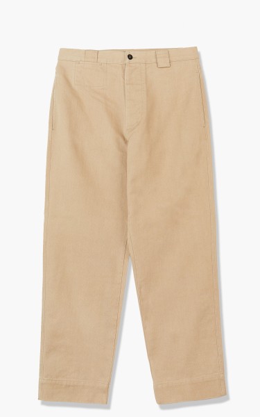 Margaret Howell MHL. Tapered Trouser Soft Cotton Twill Flax MHTR0075S22IGKFLX