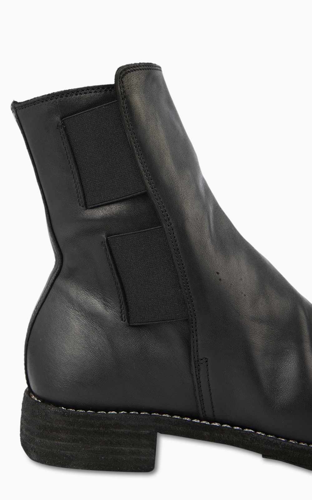新着 Guidi 79087 Leather Chelsea Boot Black | Cultizm 靴