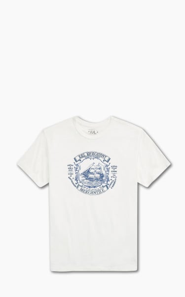 RRL Jersey Graphic T-Shirt White