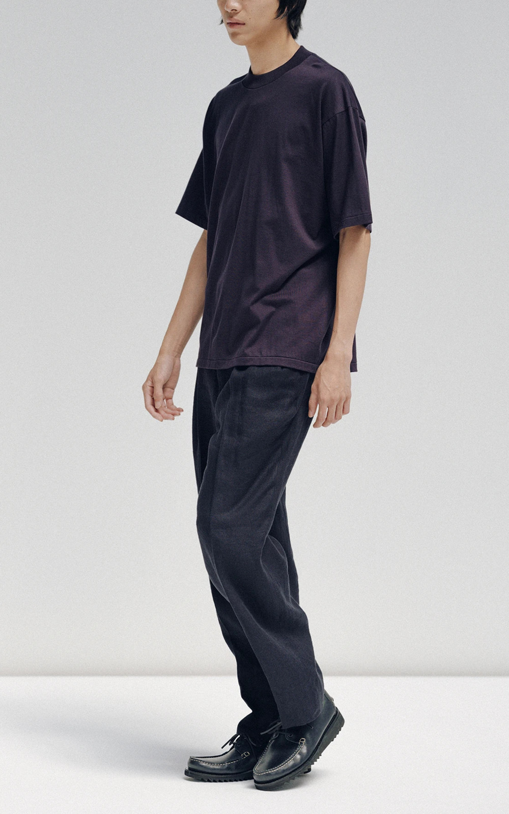Kaptain Sunshine Suvin Supima Tube Tee Light Navy | Cultizm