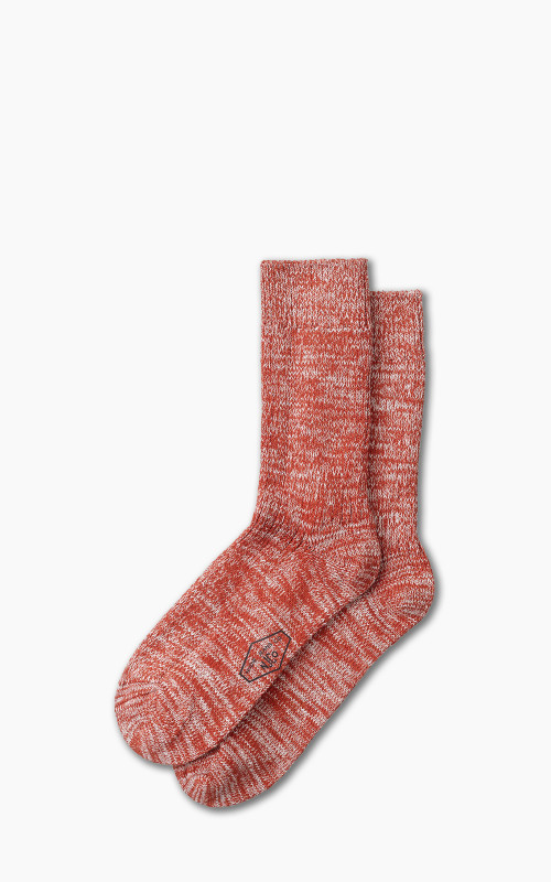 Nudie Jeans Chunky Sock Rebirth Redmelange