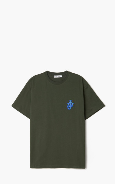 JW Anderson Anchor Patch T-Shirt Bottle Green JT0061-PG0772-585