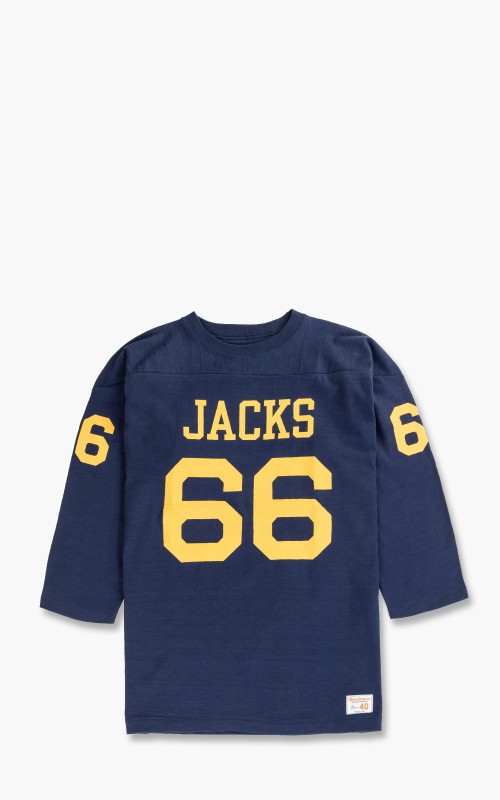 Warehouse & Co. 4063 Three Quarter Football T-Shirt Jacks Navy