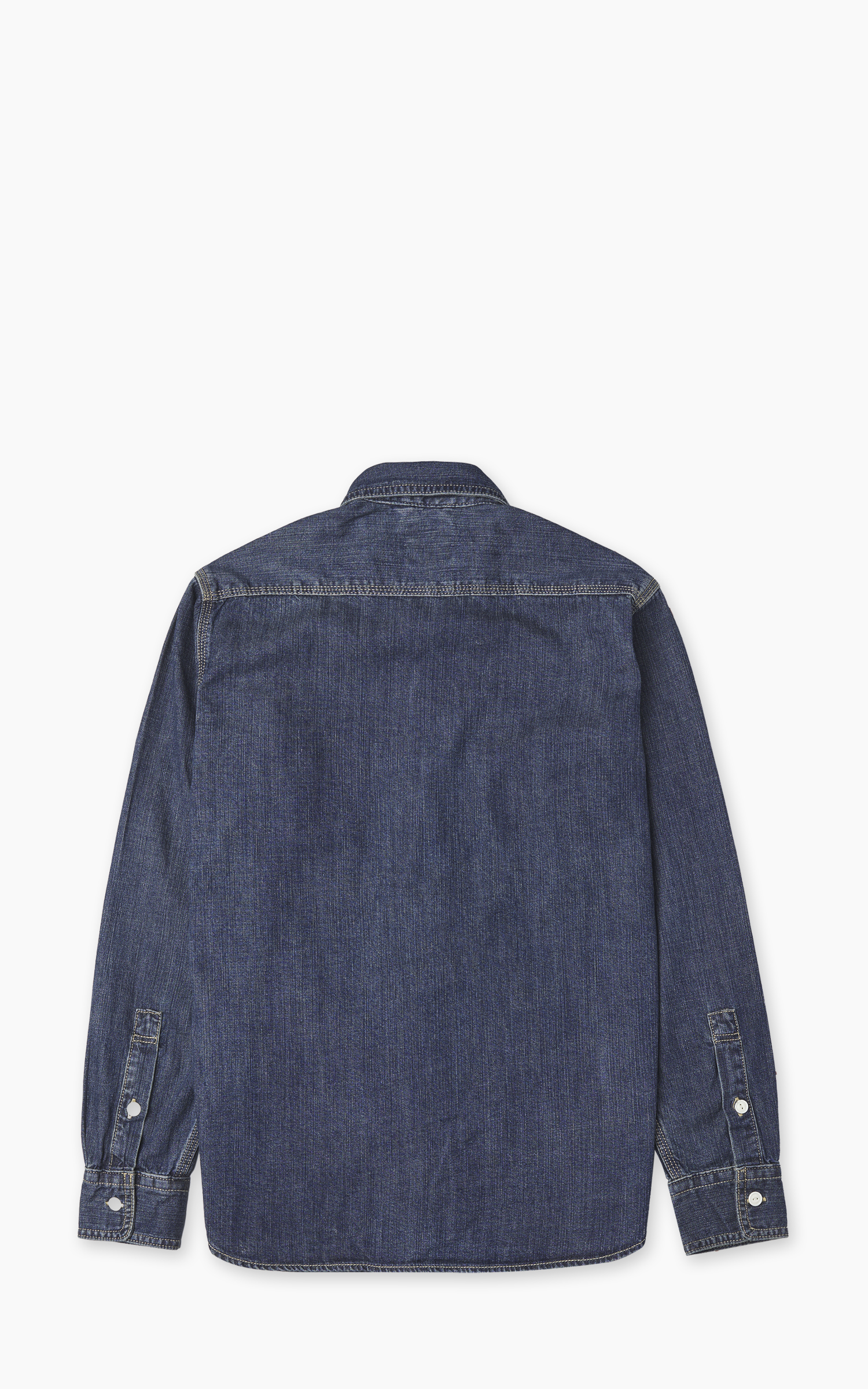 【オンライン限定商品】  Cotton U.S. Houston Denim Indigo Wash Vintage Shirt Work ジャケット・アウター