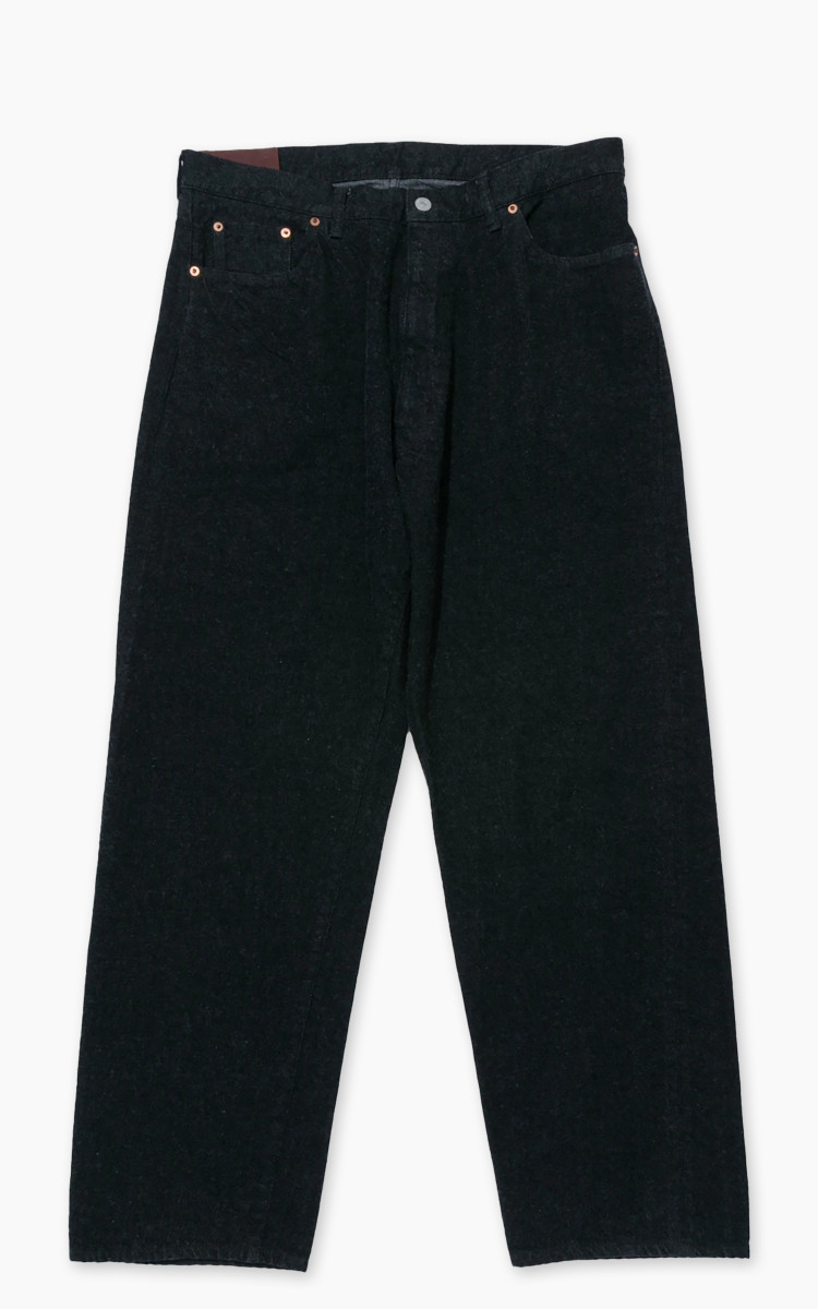 Kaptain Sunshine 5P Zipper Front Denim Pants One Wash Black