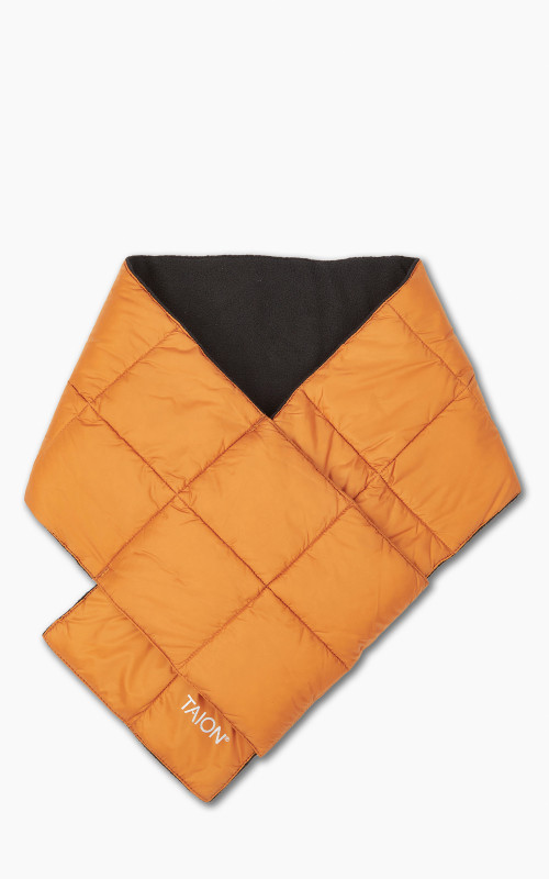 Taion Basic Down Scarf Dark Orange