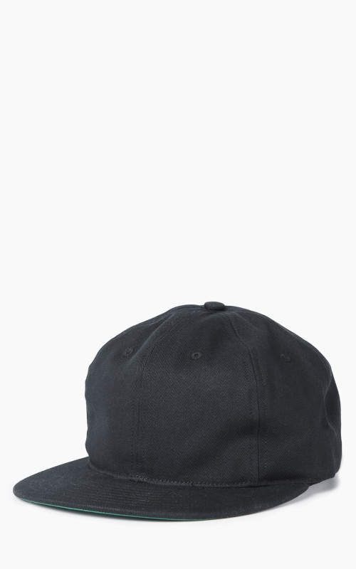 Ebbets Field Flannels Plain Cotton Ballcap Black