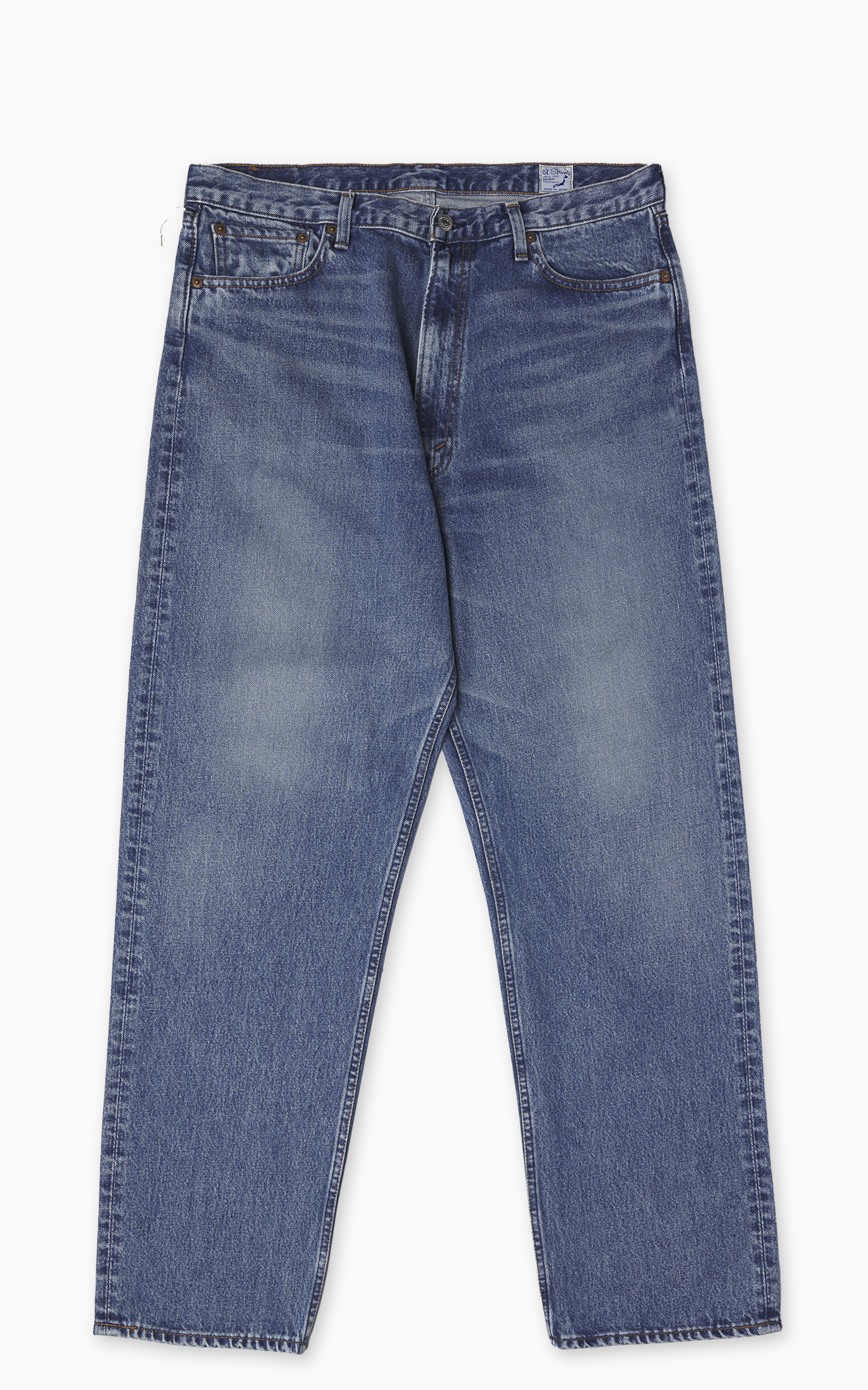 OrSlow 101 Dads Fit Denim Pants Stonewashed Blue | Cultizm OrSlow 101 Dads Fit Denim Pants Stonewashed Blue | Cultizm