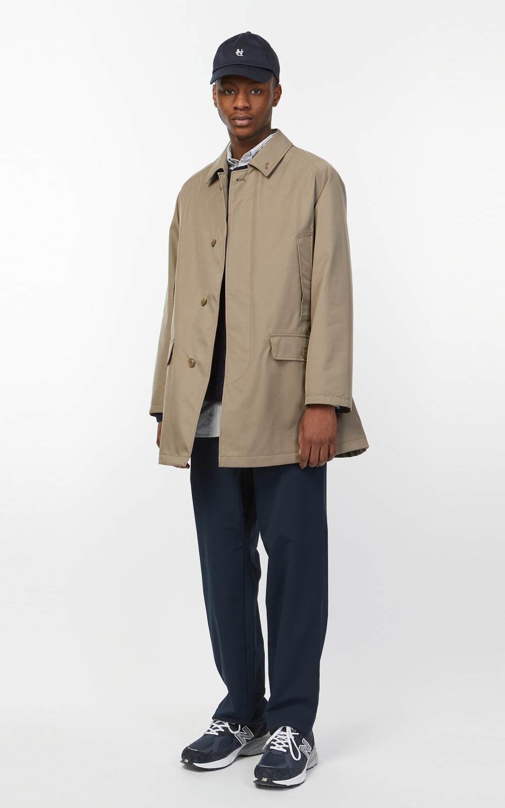 Nanamica Soutien Collar 2L GORE TEX Coat Beige Cultizm