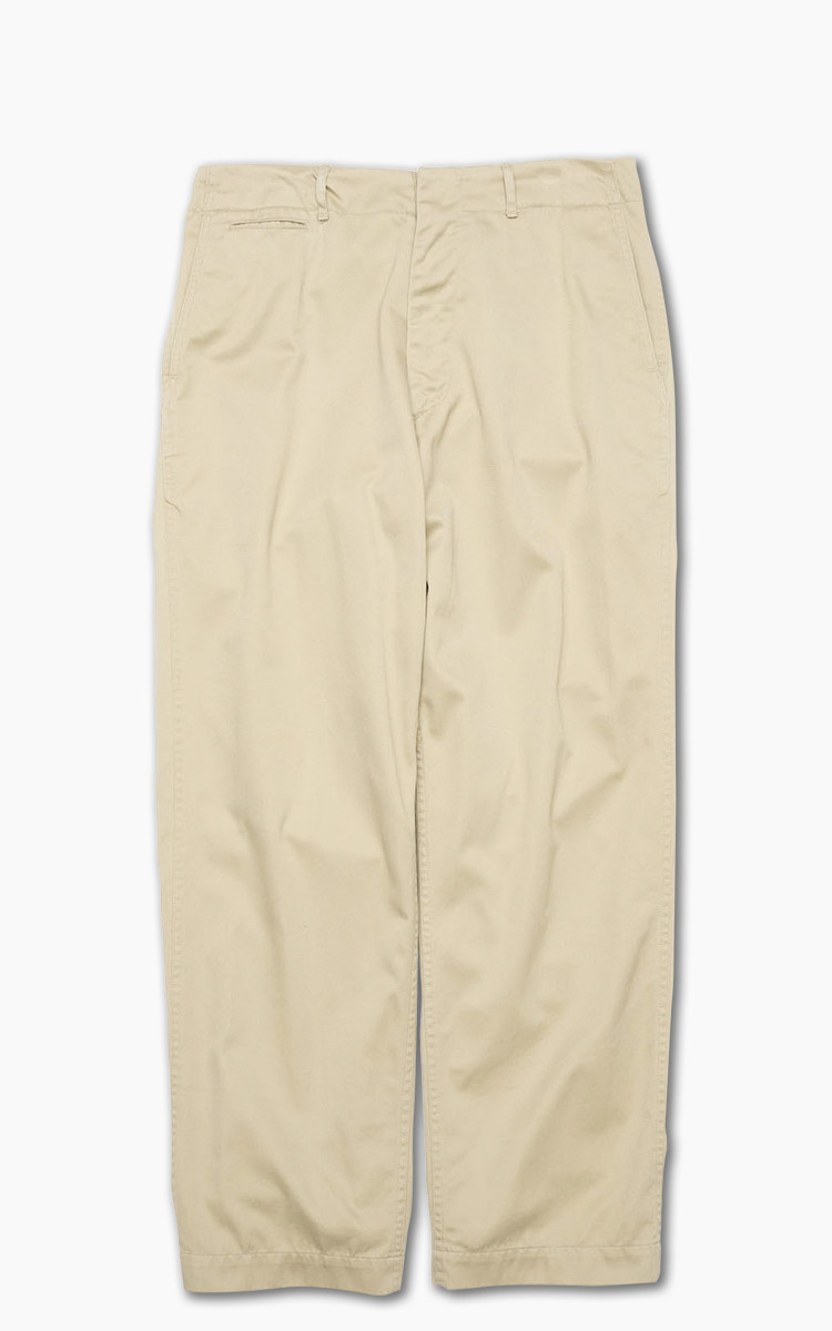 nanamica wide chino pants W30 ベージュ Nanamica Wide Chino Pants Khaki | Cultizm