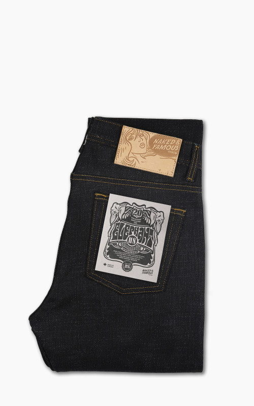 Naked & Famous Denim Weird Guy Elephant 11S Grandrelle Stretch 20oz