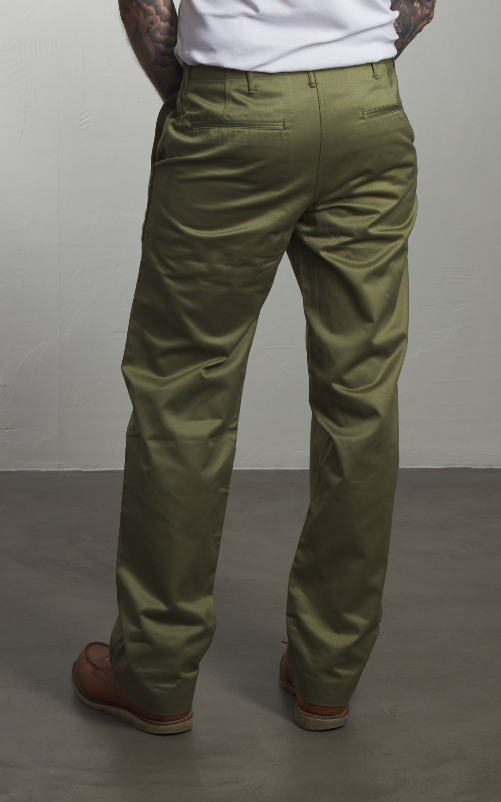 Warehouse & Co. Lot 1082 West Point Basic Chino Green | Cultizm