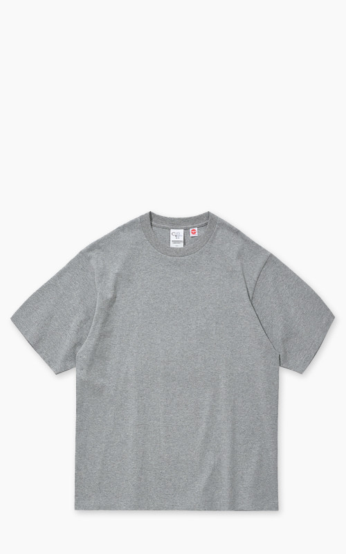 Cotton Research Club S/S Tubular T-Shirt Heather Grey