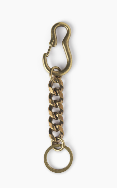 Kobashi Studio BR380GT Karabiner Key Chain Twist Brass