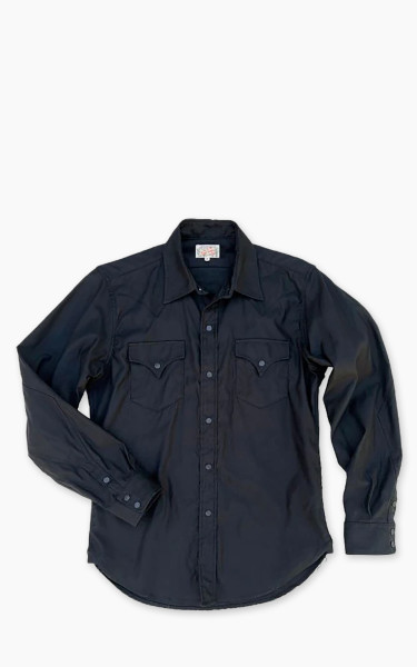 Mister Freedom Dude Rancher Shirt Sateen Black