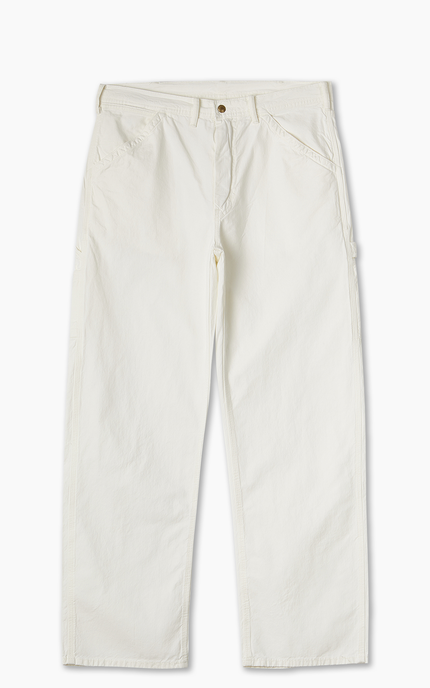 Polo Ralph Lauren Relaxed Fit Twill Carpenter Pant White | Cultizm