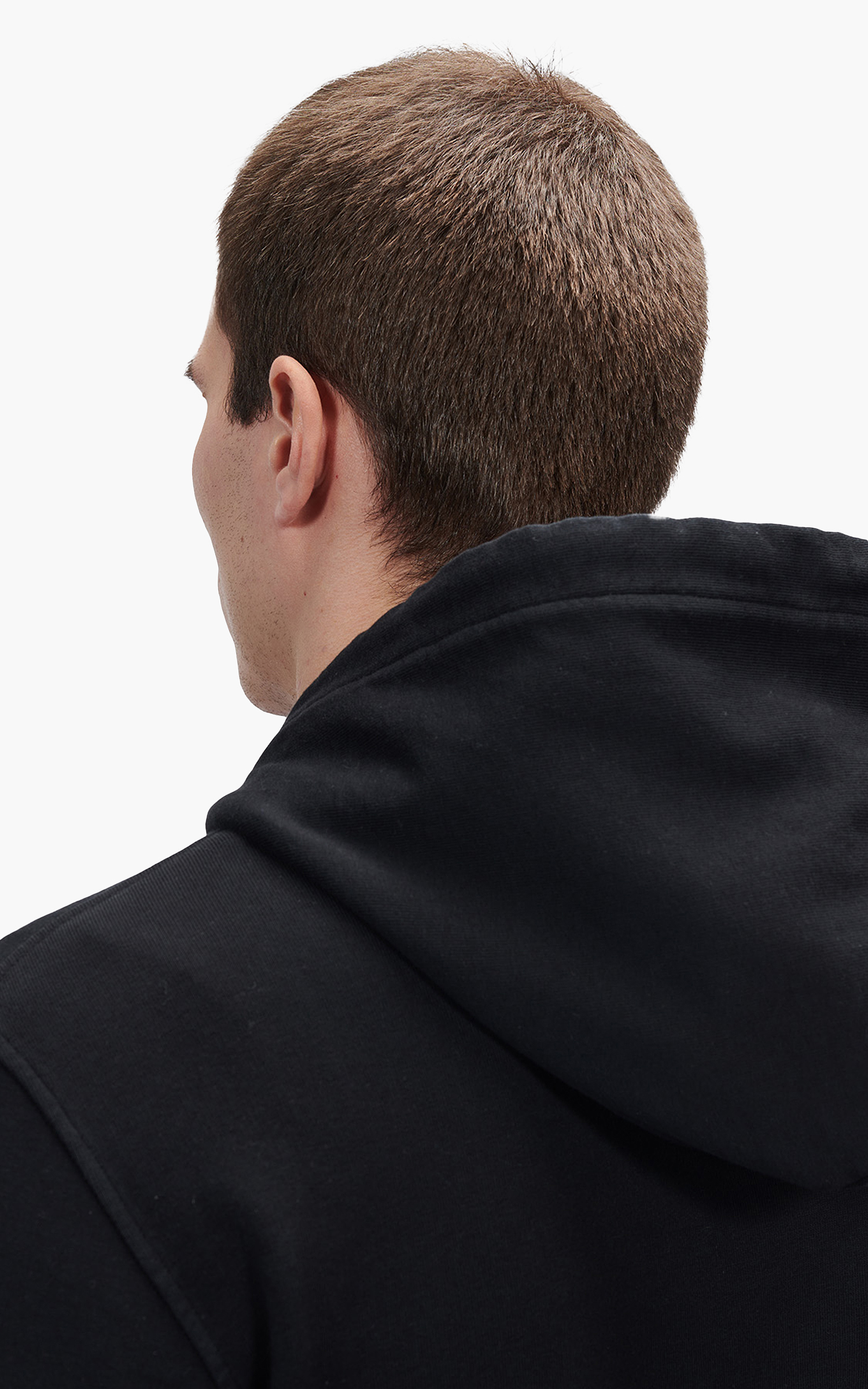 ★C.P. Company★ Cotton Fleece Logo Hood Black 14CMSS137B005 C.P. Company Cotton Fleece Logo Hoodie Black | Cultizm