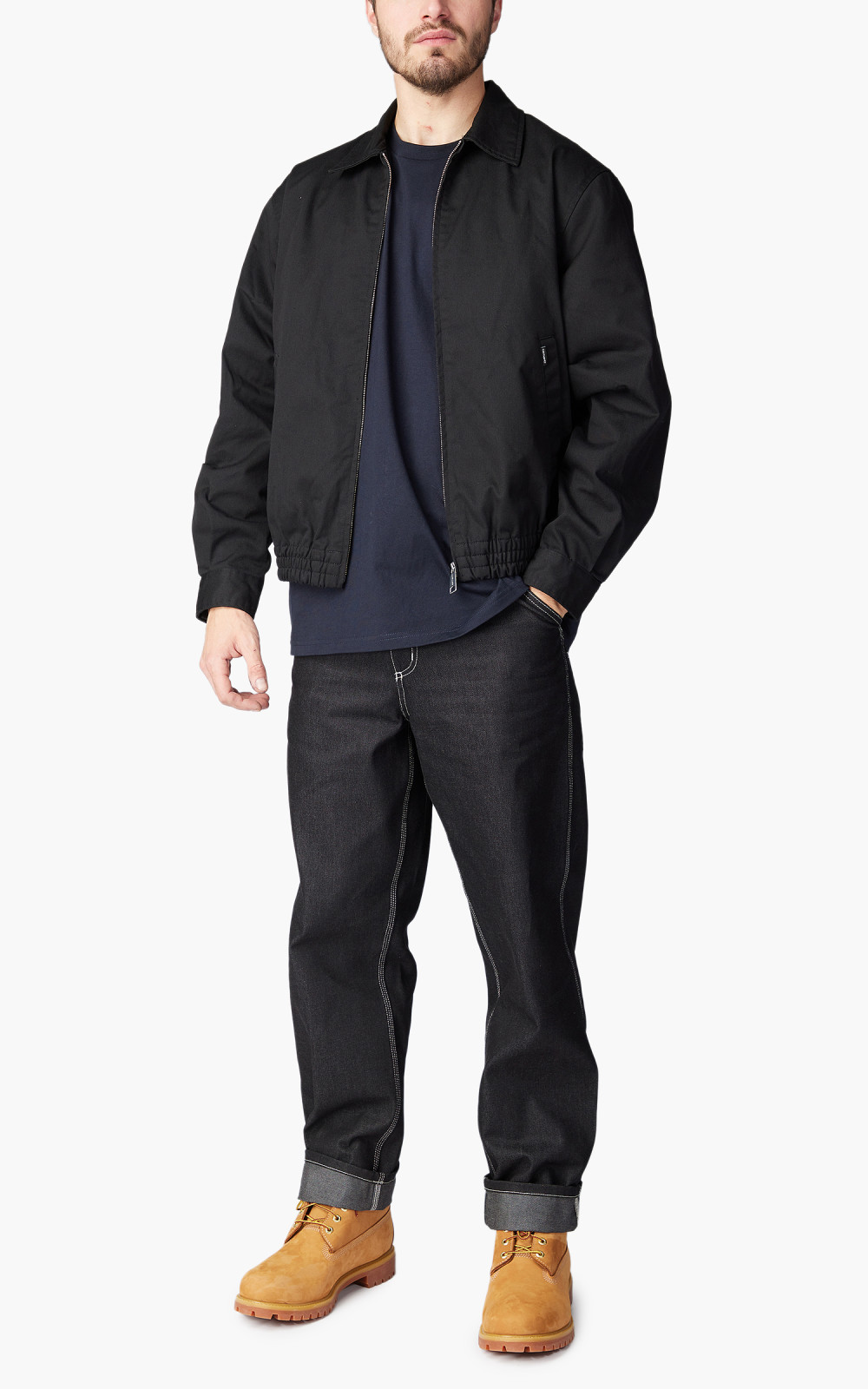 Carhartt WIP Newhaven Jacket Black Rinsed | Cultizm