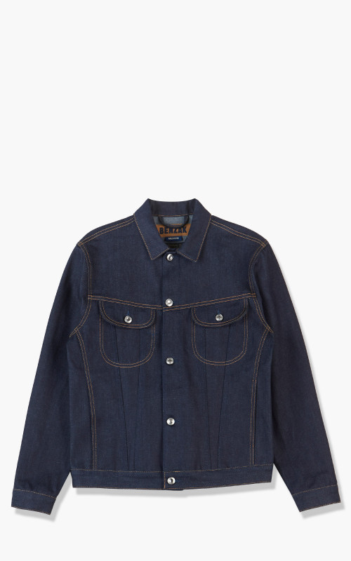 Benzak BDJ-05 Trucker Jacket Eco Selvedge Indigo 13oz BEU.BDJ05.051.000