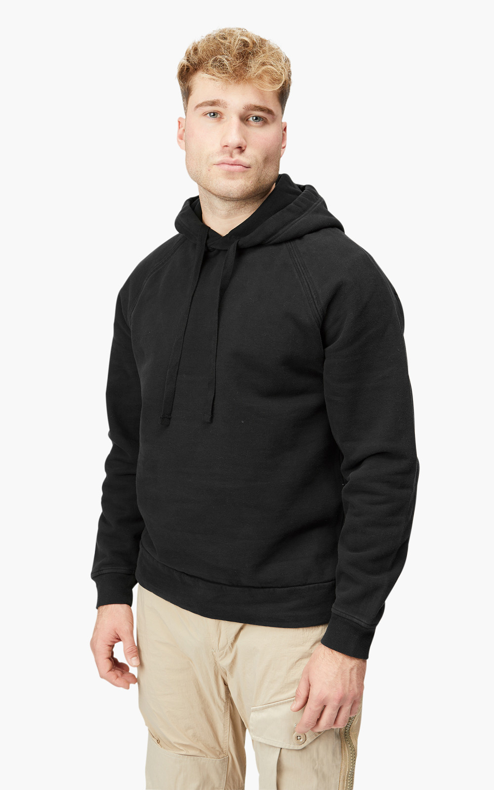 Ten C Felpa Chiusa Cappuccio Sweatshirt Black | Cultizm
