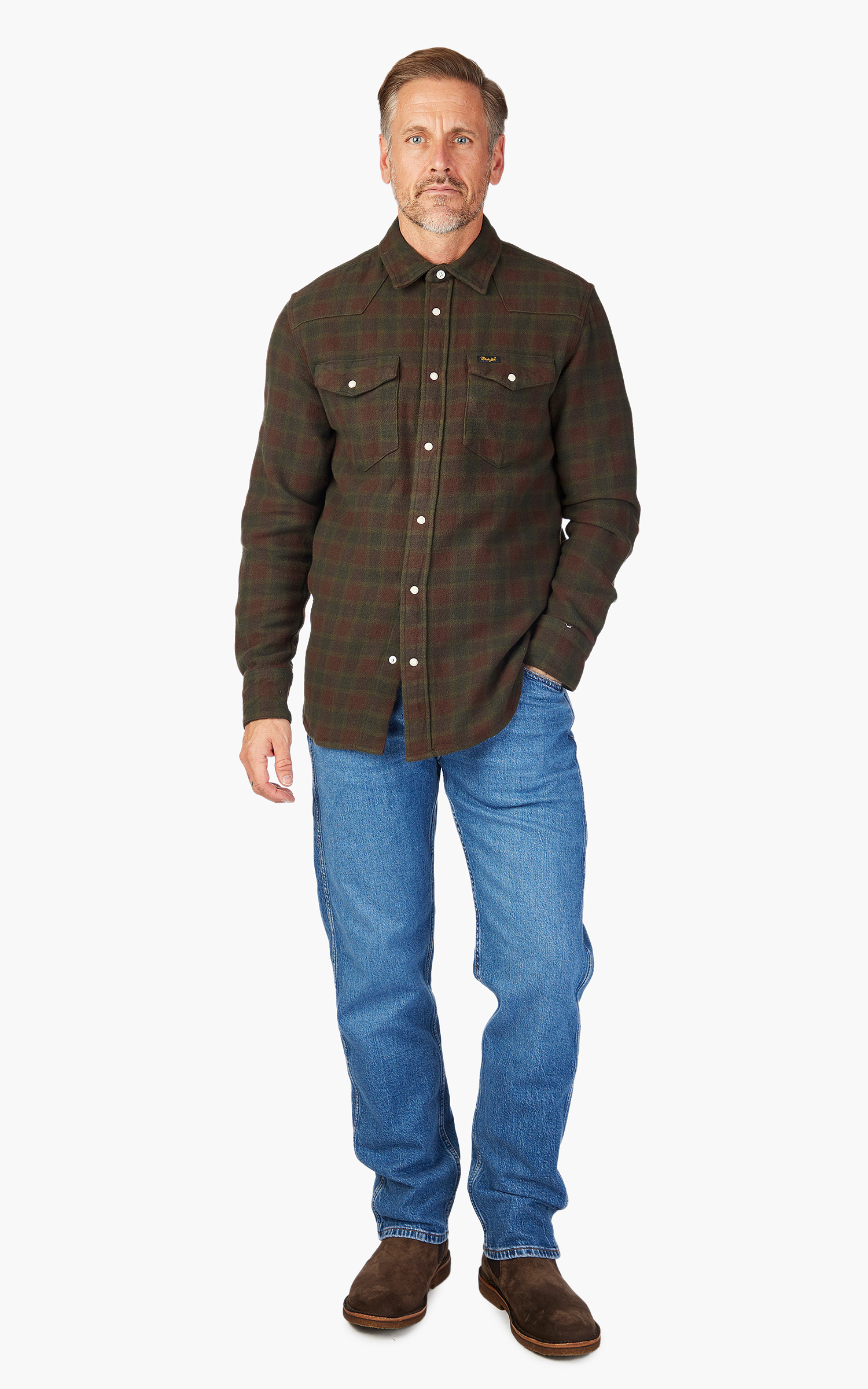 Wrangler L/S Western Shirt Dahlia | Cultizm