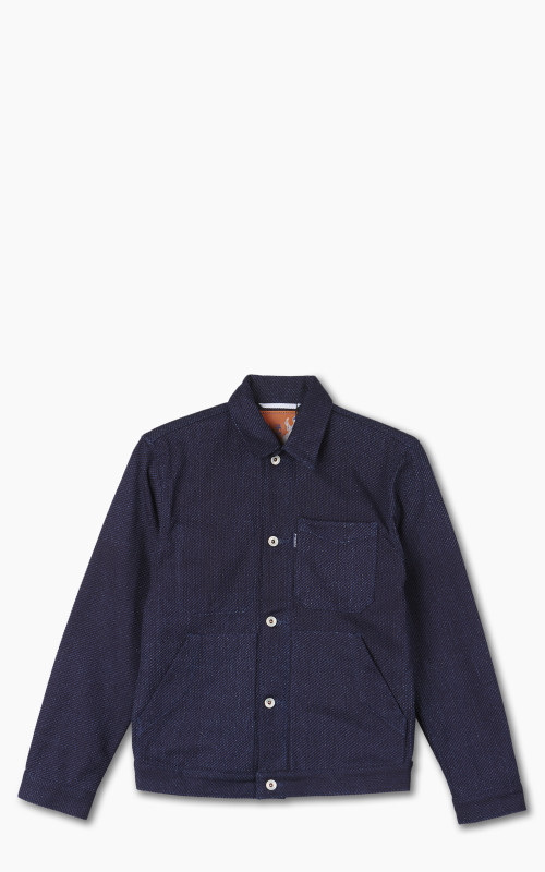 Wingman Denim Sashiko Jacket Indigo 12.5oz