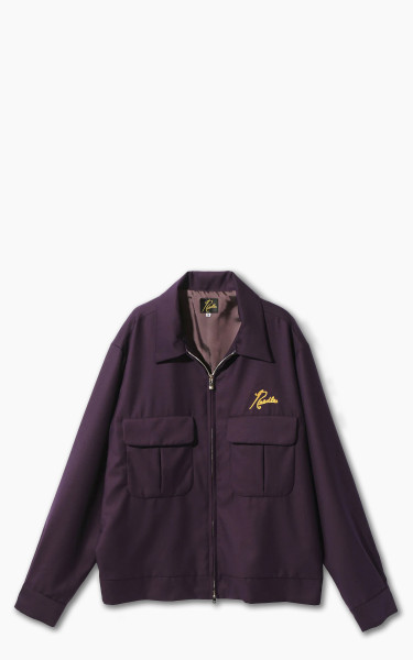 Needles Sport Jacket PE/W Gabardine Purple