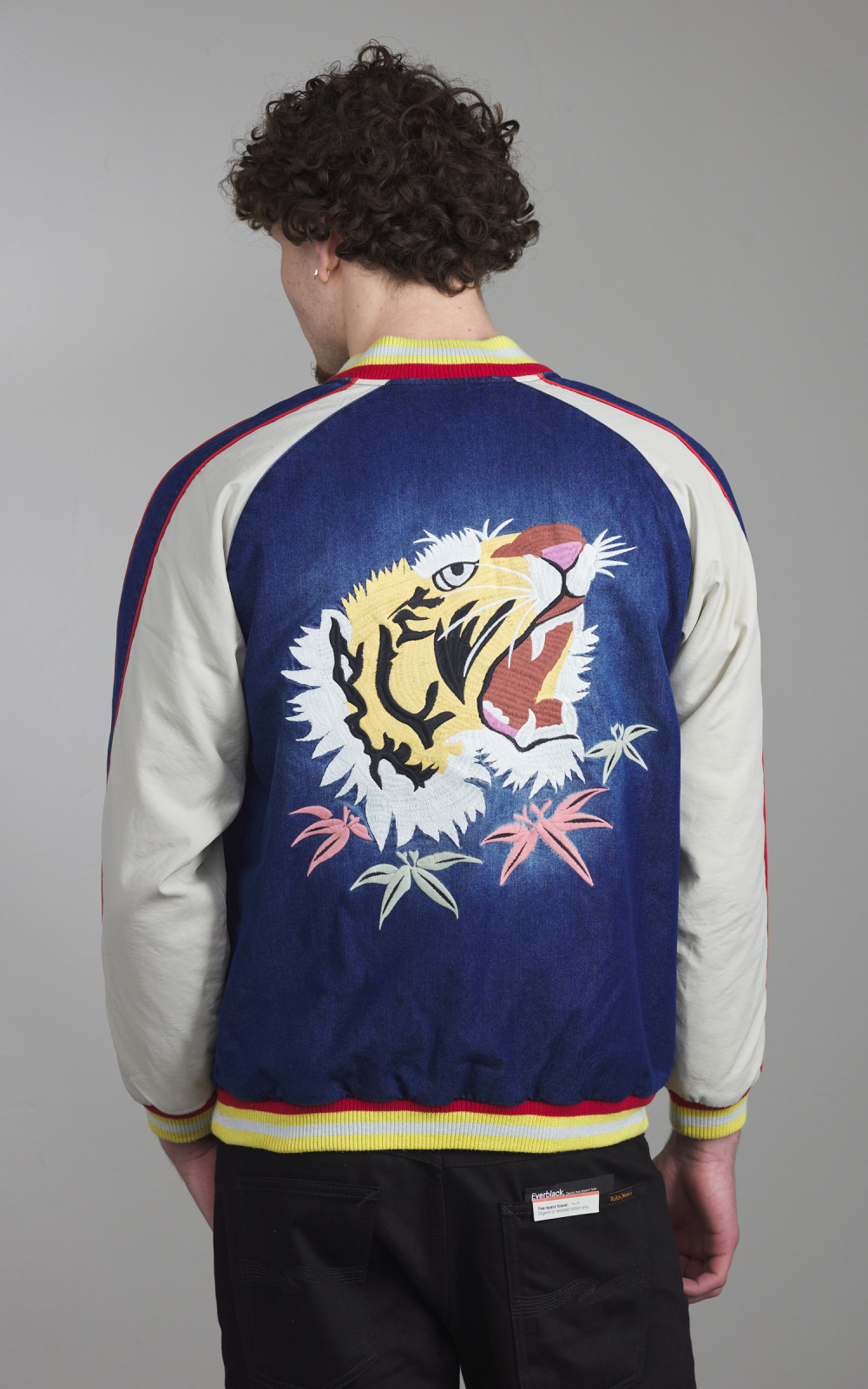 HOUSTON/SOUVENIR JACKET/TIGER /スカジャン HOUSTON / SOUVENIR JACKET / TIGER / Sukajan (Souvenir Jacket)