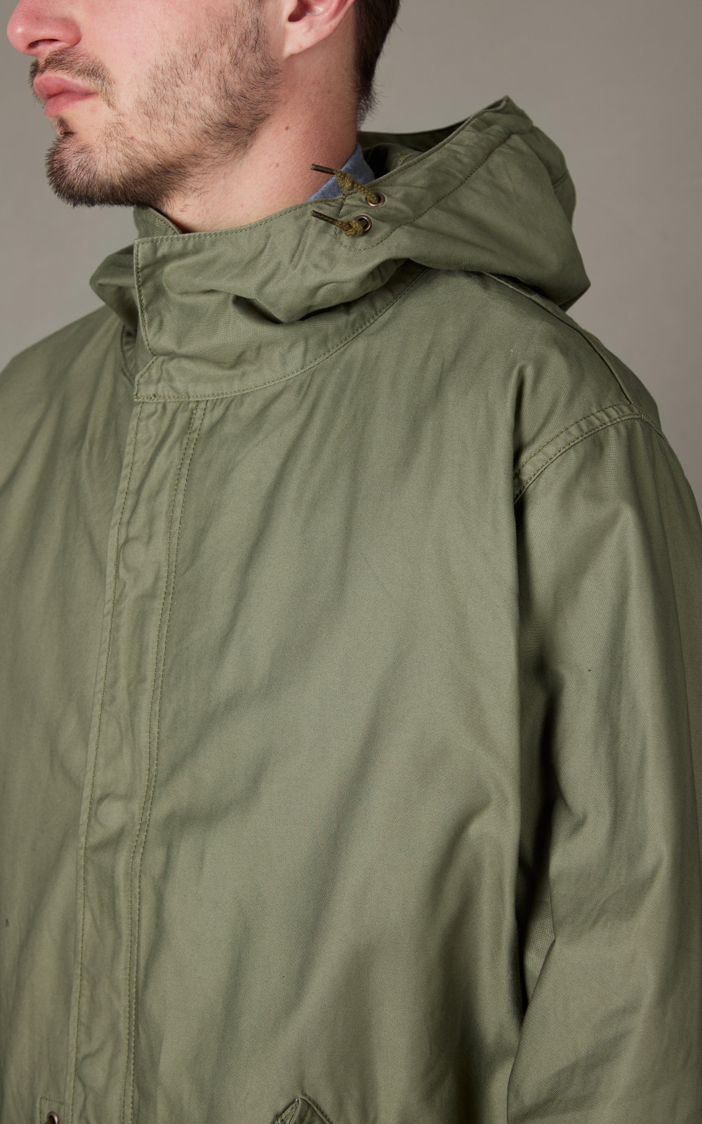 FOB Factory F2402 M-51 Shell Parka Olive | Cultizm