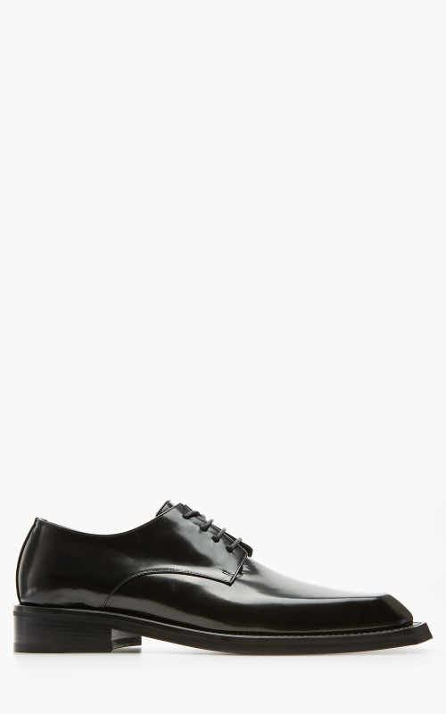 Chiesel Derby Toe Shoes Black