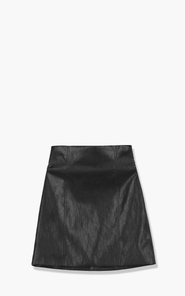 KIMHEKIM Emma Vegan Leather Mini Skirt Black PS22-SK06-BK