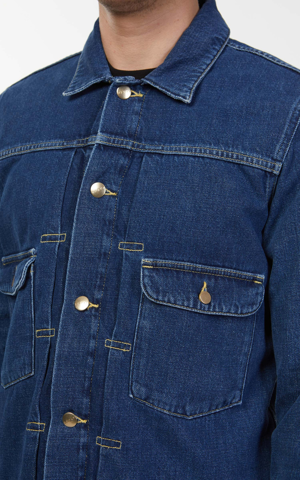 Edwin E Classic Jacket Joaquin Blue Denim Blue Mid Wash Cultizm