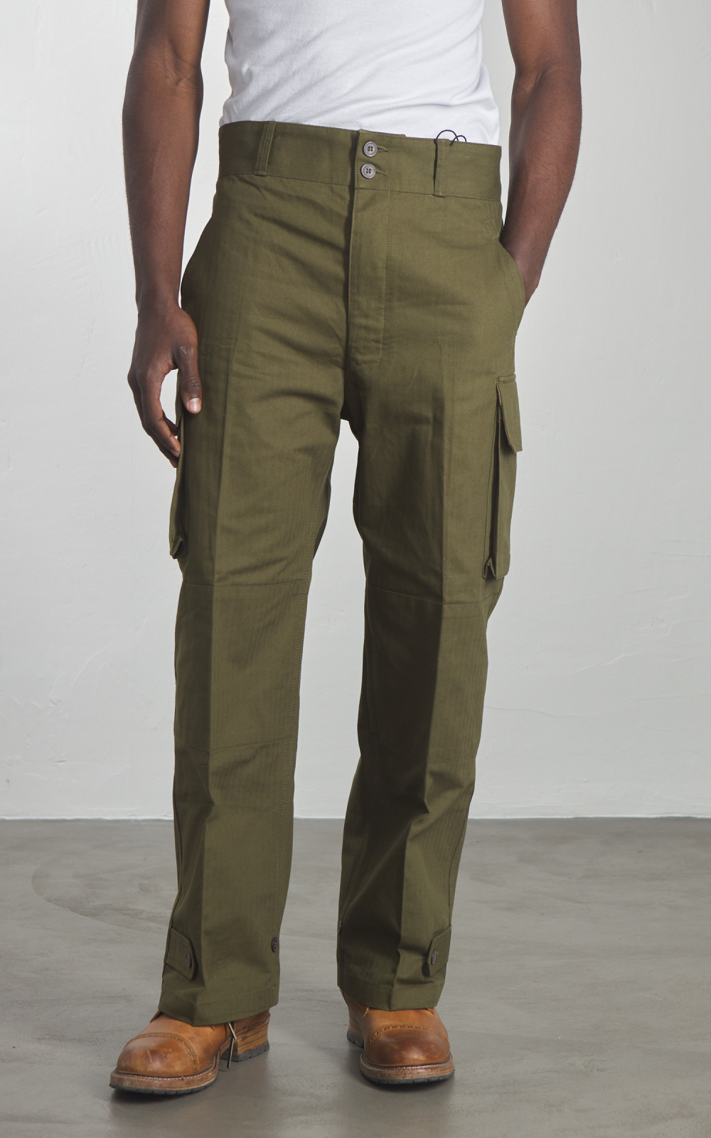Houston M-47 French Military Pants Olive Drab | Cultizm