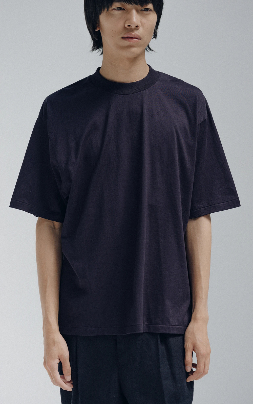 Kaptain Sunshine Suvin Supima Tube Tee Light Navy | Cultizm