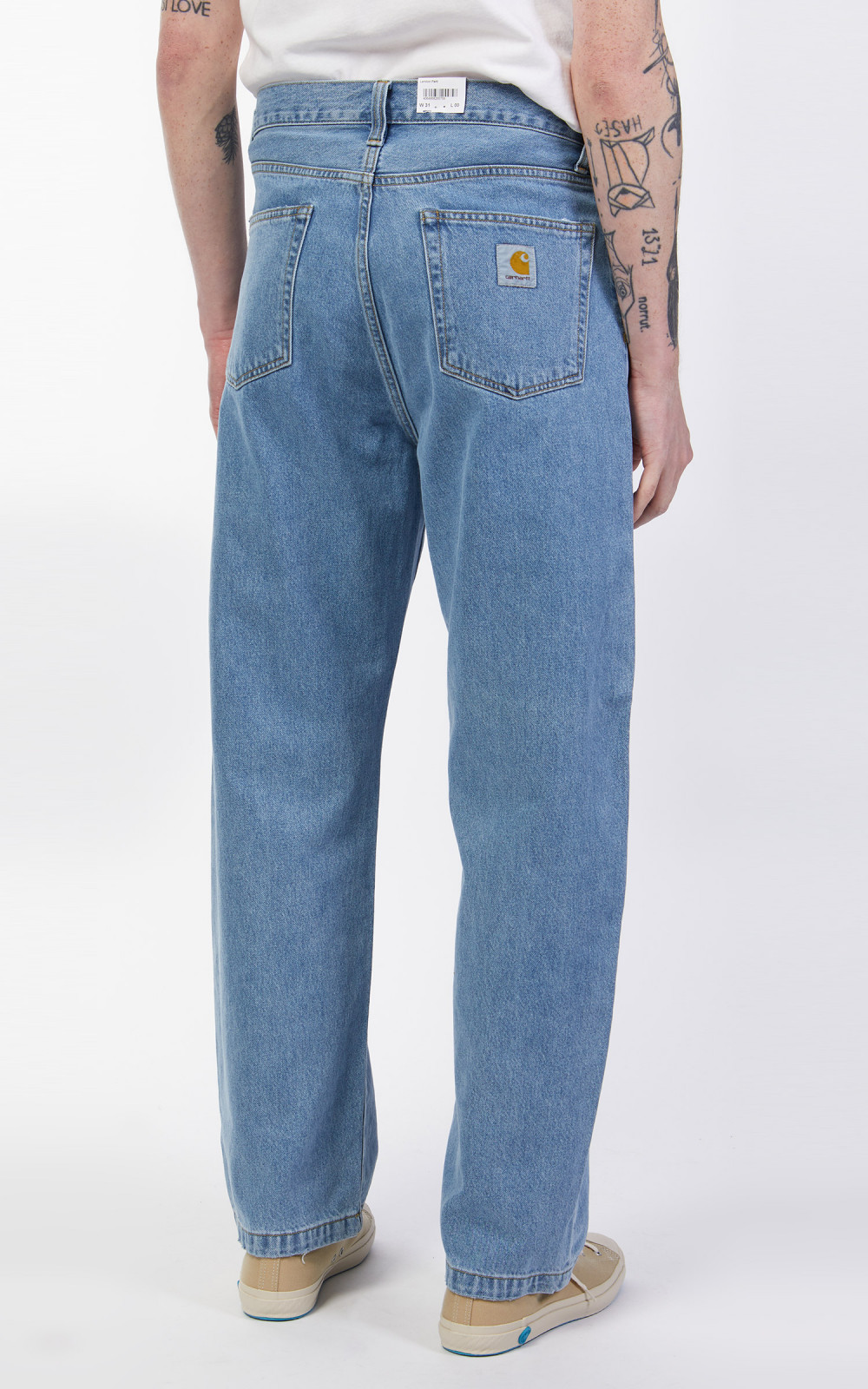 Carhartt WIP Landon Pant Blue Heavy Stone Wash | Cultizm Carhartt WIP Landon Pant Blue Heavy Stone Wash | Cultizm