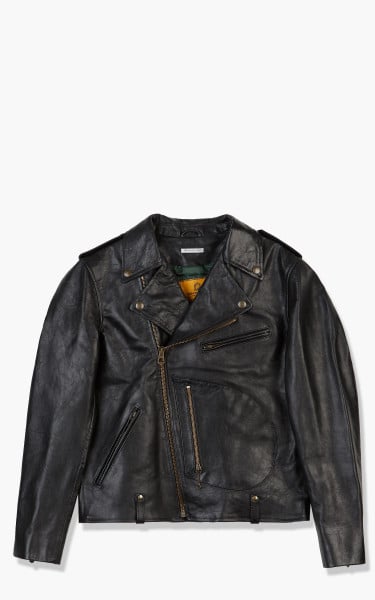 Shangri-La Heritage Chiodo Horsehide Leather Jacket Black CHLJ-BK