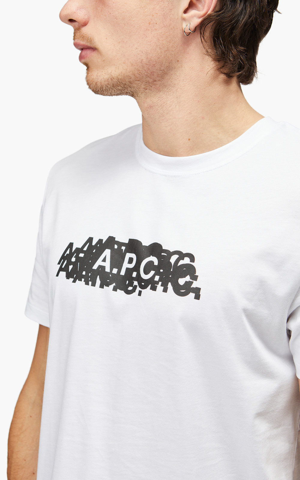 A.P.C｜Koraku H コットン Tシャツ メンズ A.P.C. Koraku T-Shirt H White | Cultizm