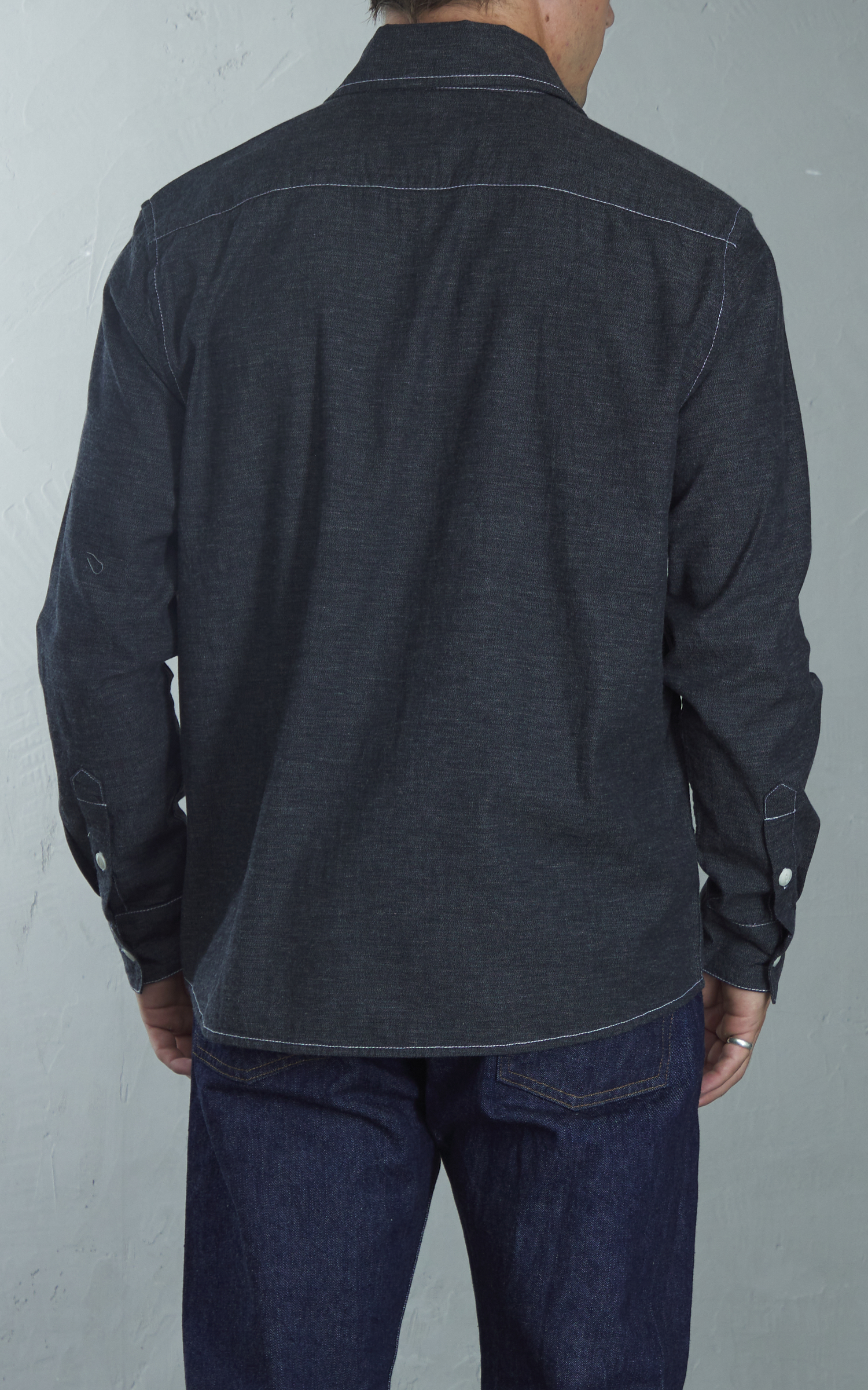 3sixteen Utility Shirt Chambray Black | Cultizm