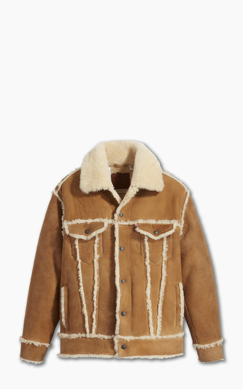 Levi's® Shearling Trucker Sheep Suede Olympia Mounton | Cultizm