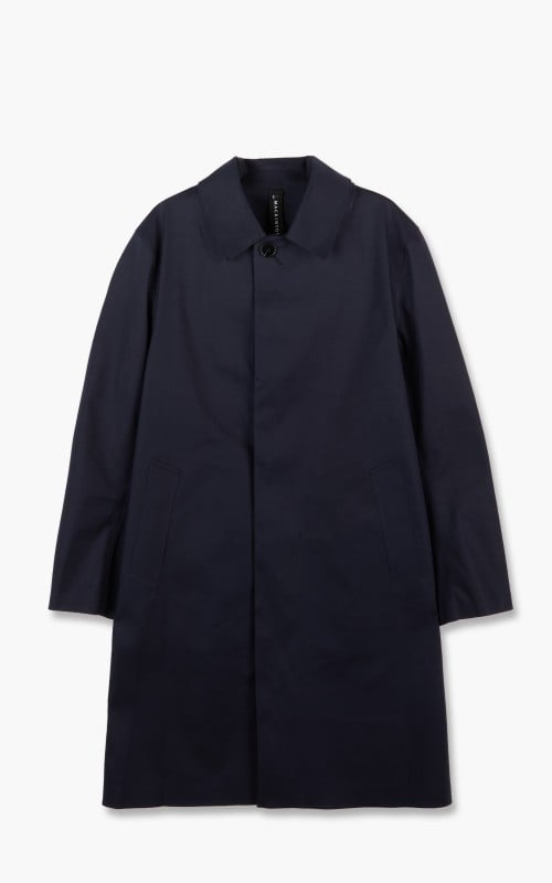 Mackintosh Oxford Coat Bonded Cotton Navy RO5680-NAVY