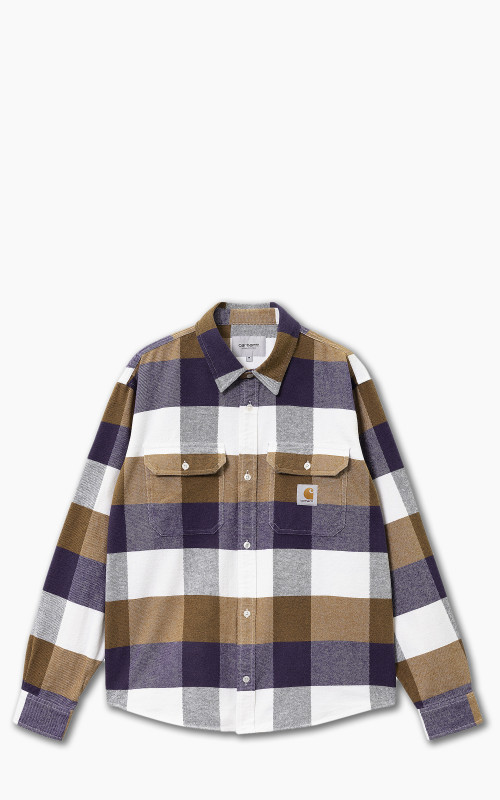 Carhartt WIP L/S Lyman Shirt Lyman Check/Cassis