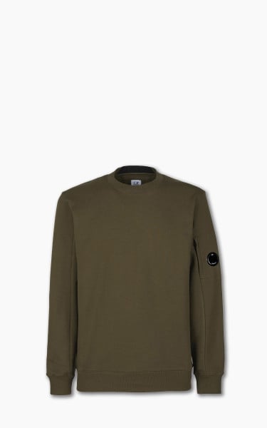 C.P. Company Diagonal Raised Fleece Sweatshirt Ivy Green