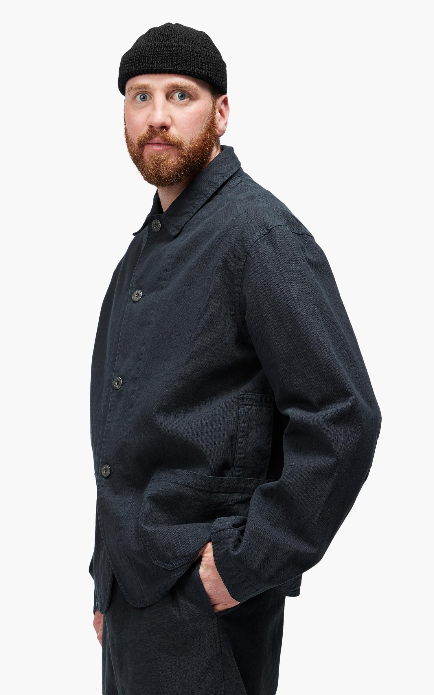 Nigel Cabourn Navvie Blazer Cotton Broken Twill Navy | Cultizm