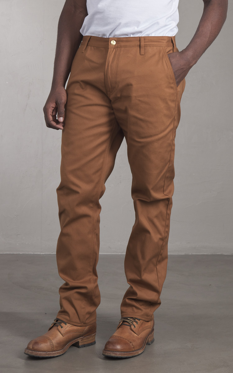 Benzak BP-06 Scout Pants Duck Canvas Selvedge Brown | Cultizm