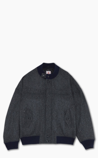 Baracuta Derby Jacket Herringbone Dark Grey