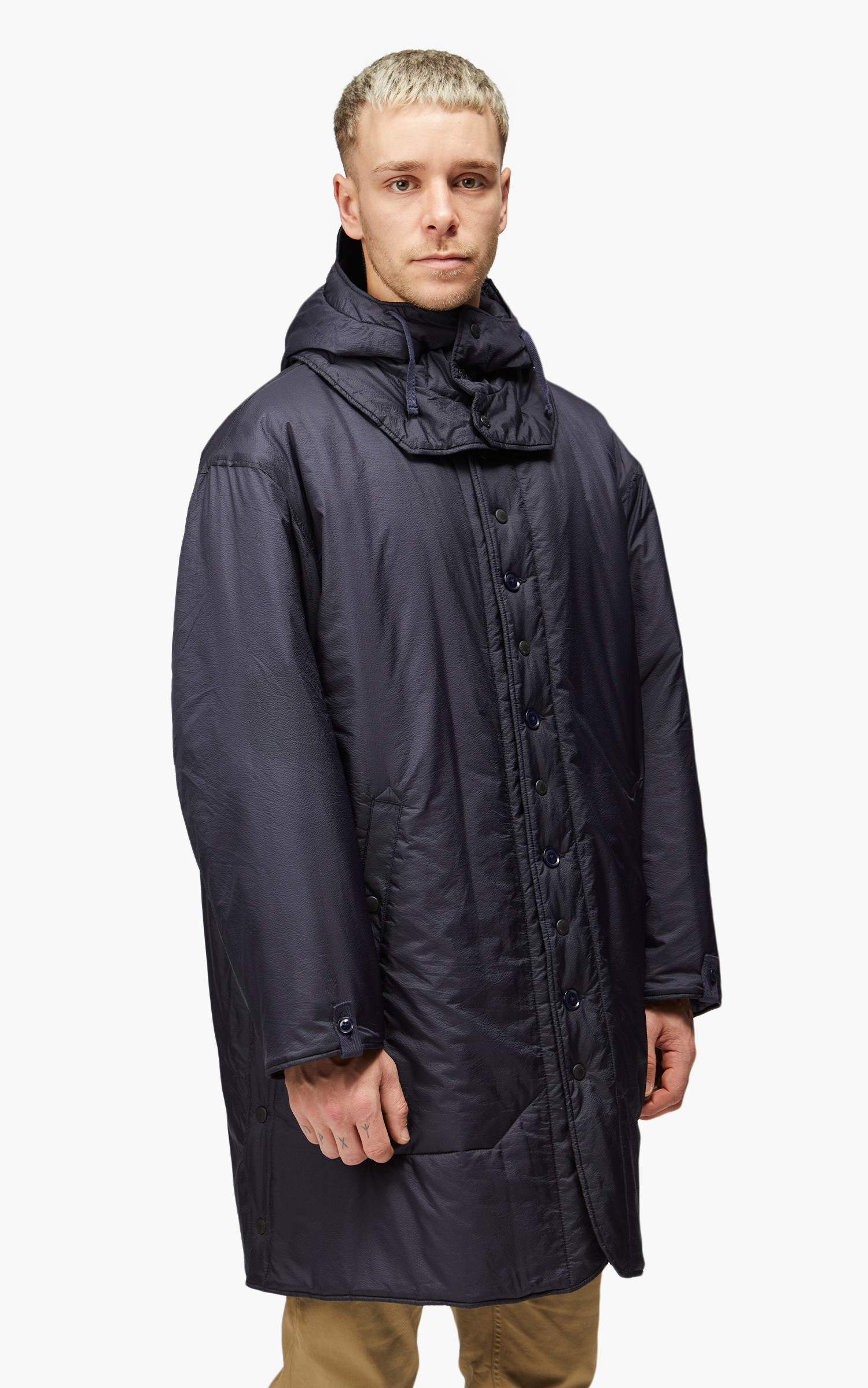 Engineered Garments Liner Jacket Nylon Micro Ripstop Dark Navy