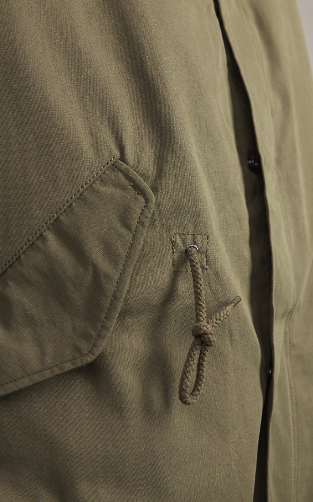 Houston US M65 Fishtail Parka Hooded Olive Drab | Cultizm