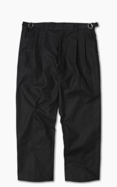 FrizmWORKS Side Adjust Two Tuck Denim Pants Black