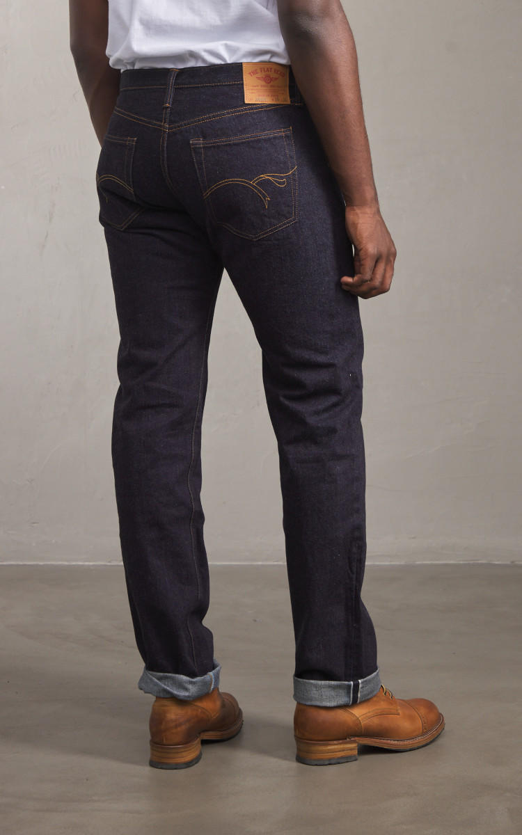 The Flat Head FN-3009 Regular Tapered Jeans Selvedge Indigo